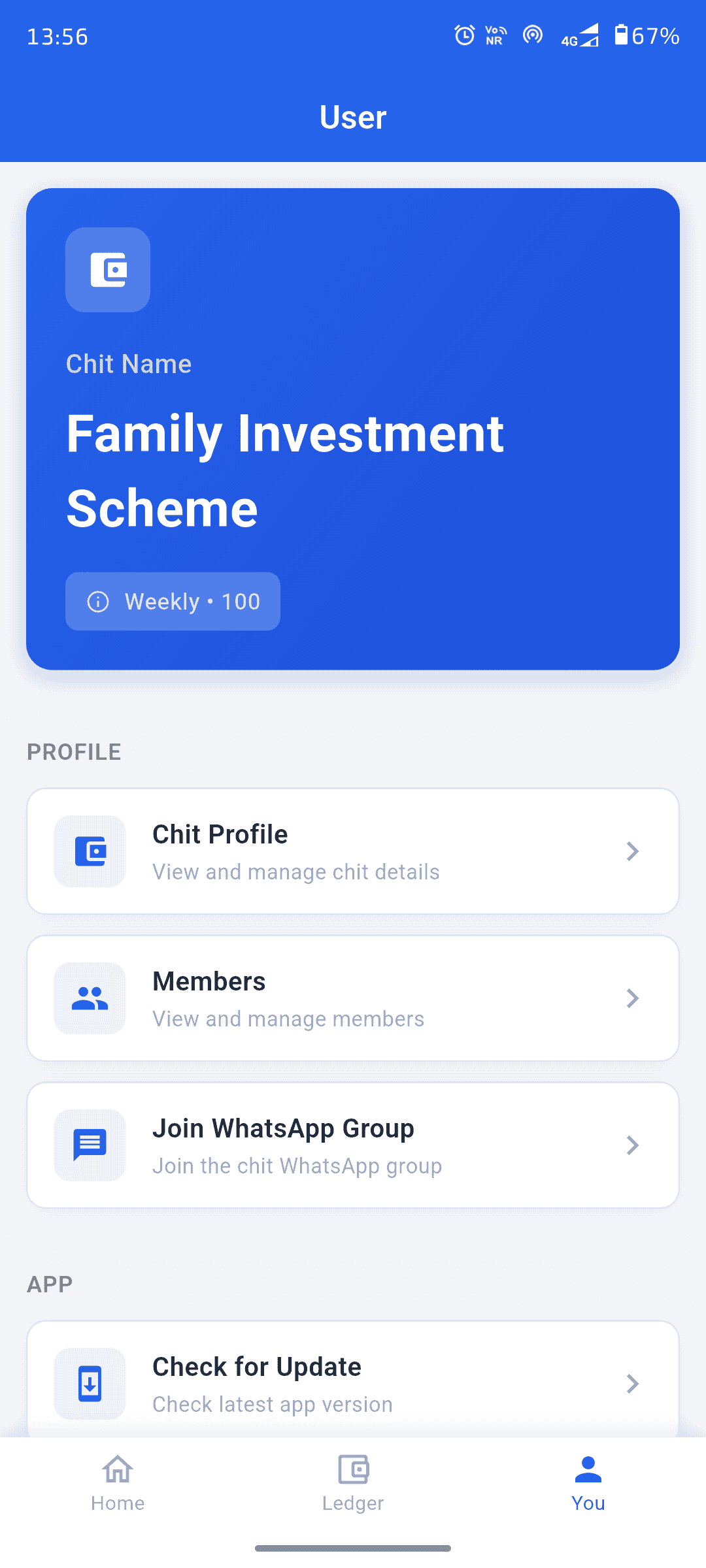 Smart Chits Screen 3